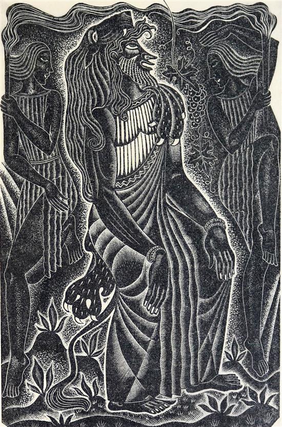 John Austen (1886-1948) Bacchus all unframed